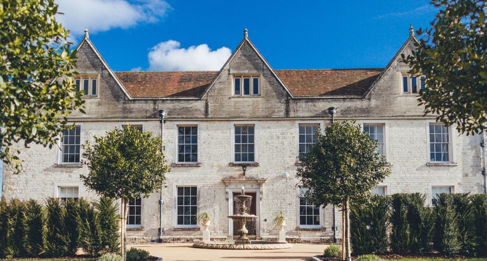 Froyle Park wedding venue exterior surrounded by countryside